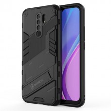 Θήκη Κινητού BBR Steel Αντικραδασμική ( Armor - Shockproof ) με ενσωματωμένη βάση στήριξης ( Kickstand ) για XIAOMI REDMI 9 BLACK